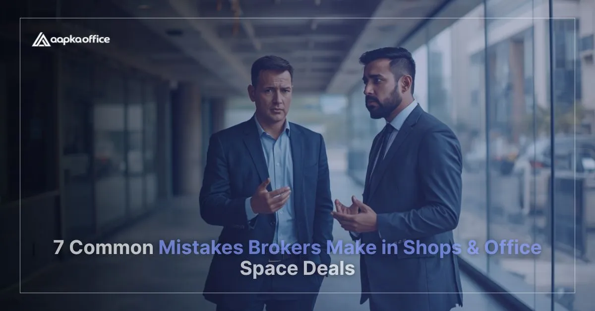 7 Common Mistakes Brokers Make in Shops & Office Space Deals | Aapka Office