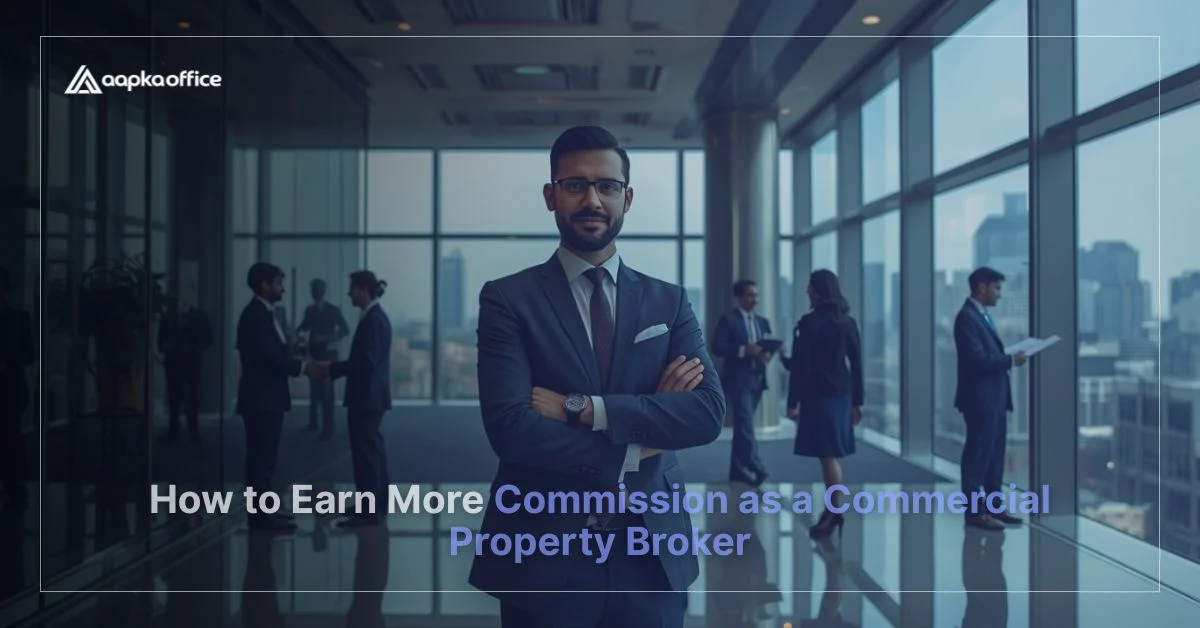 How to Earn More Commission as a Commercial Property Broker | Aapka Office